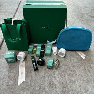 La-mer Green and Blue Skincare